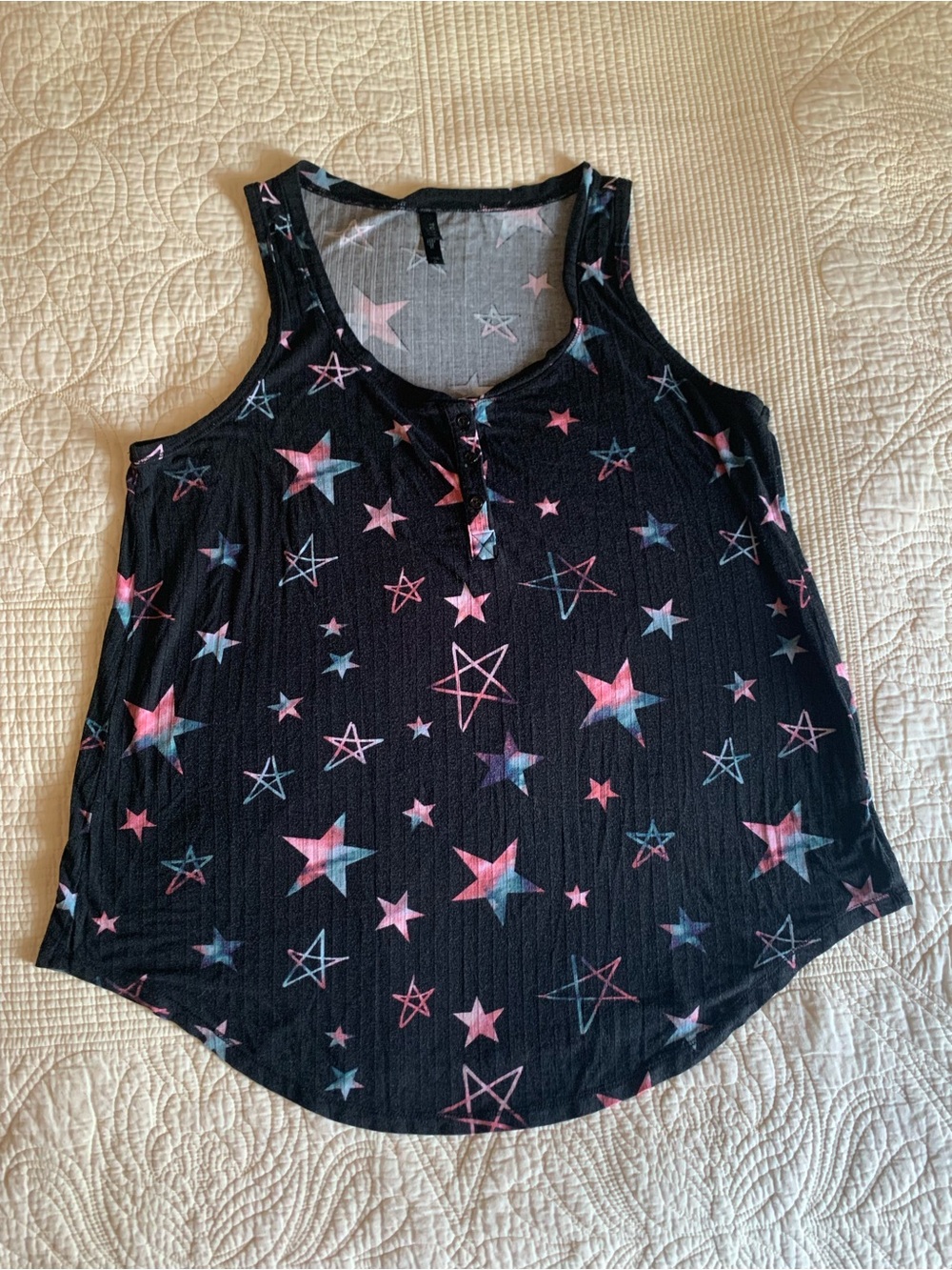 Torrid Super Soft Henley Sleep Pajama Tank Top